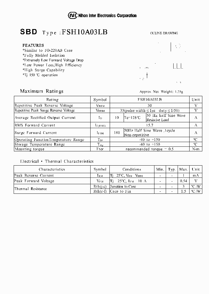 FSH10A03LB_1242919.PDF Datasheet