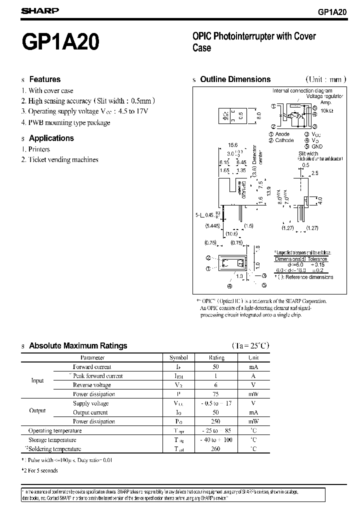 GP1A20_1245467.PDF Datasheet