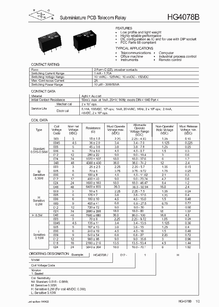 HG4078B_1249439.PDF Datasheet