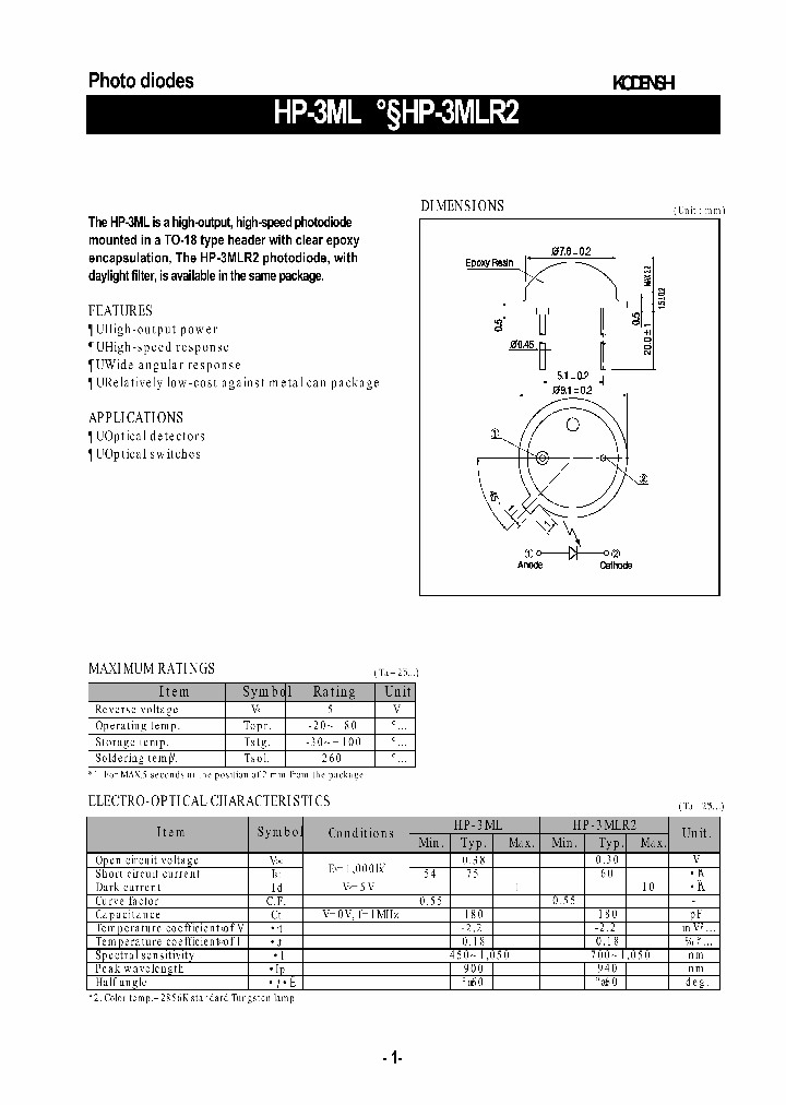 HP-3MLR2_1250950.PDF Datasheet