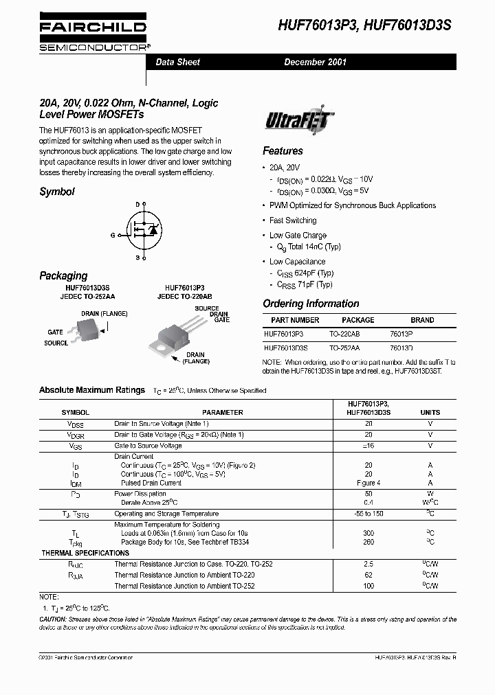 HUF76013P3_1251832.PDF Datasheet