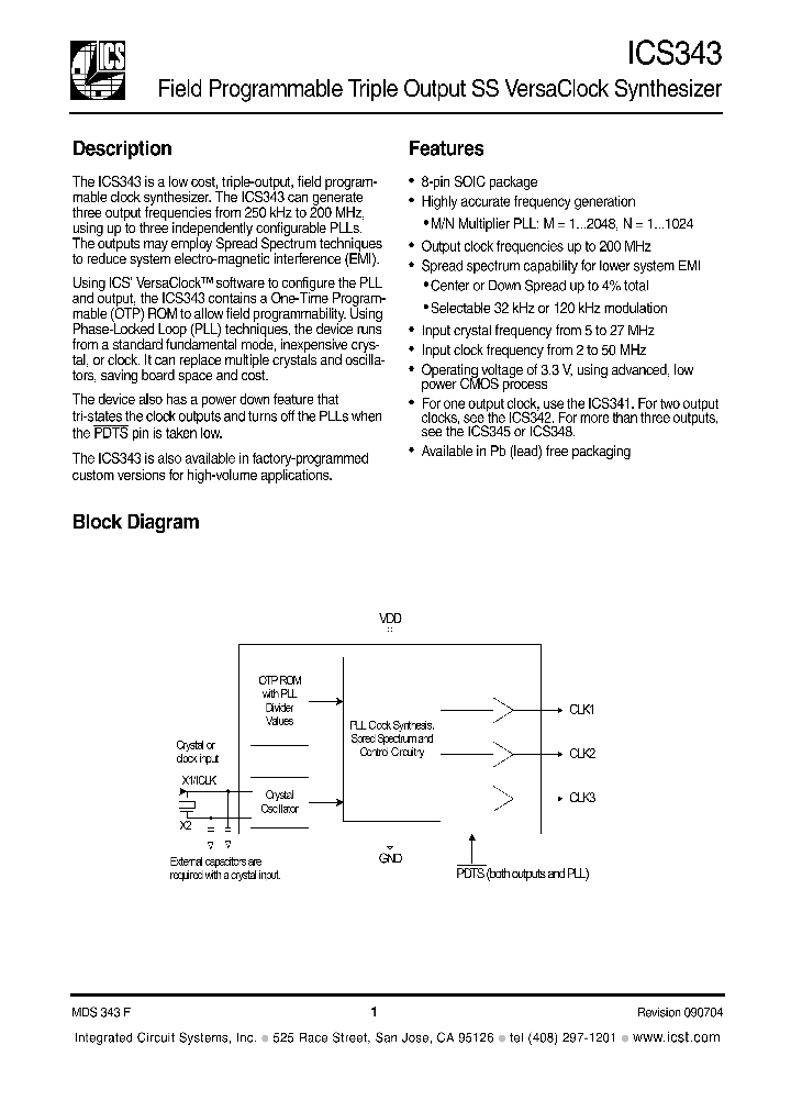 ICS343MP_1252782.PDF Datasheet