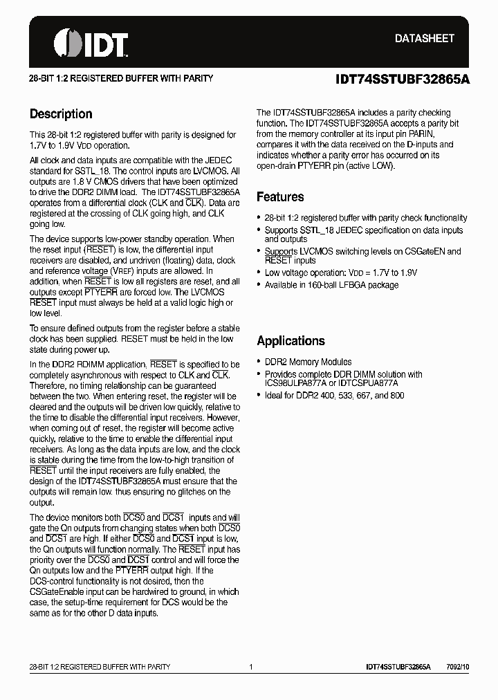 ICSSSTUAF32865A_1023881.PDF Datasheet