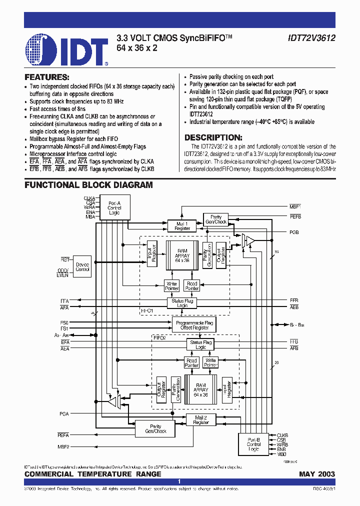 IDT72V3612L20PQF_1253942.PDF Datasheet