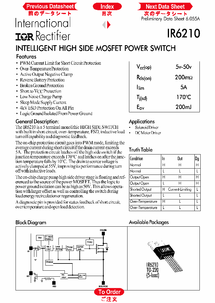 IR6210_1255265.PDF Datasheet