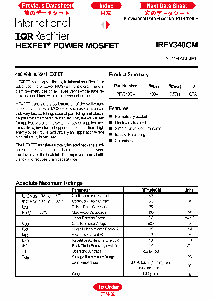 IRFY340CM_1256233.PDF Datasheet