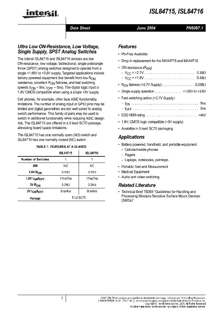 ISL84716IHZ-T_1257643.PDF Datasheet