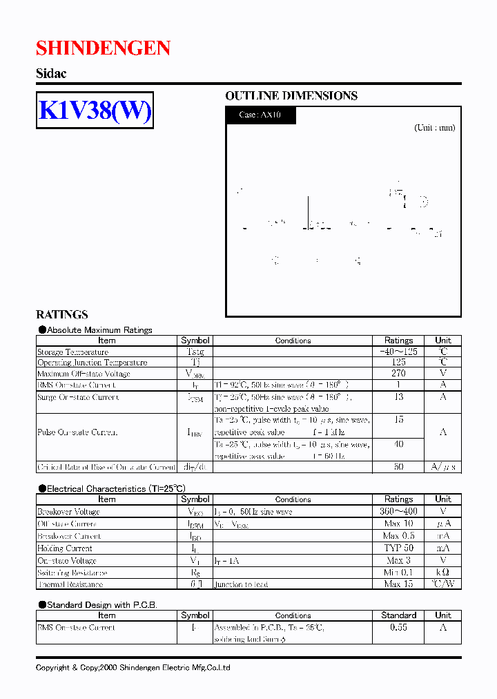 K1V38W_1258933.PDF Datasheet