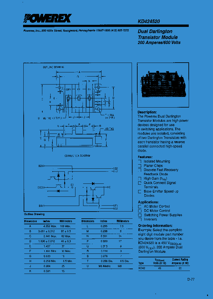 KD424520_1260110.PDF Datasheet