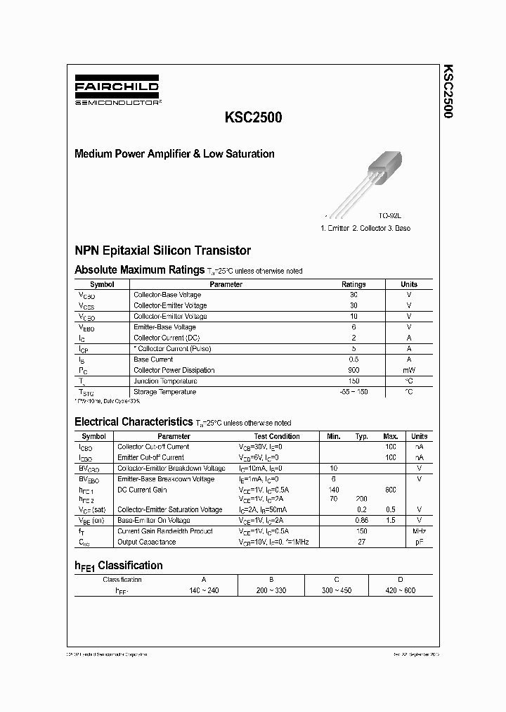 KSC2500_1261179.PDF Datasheet