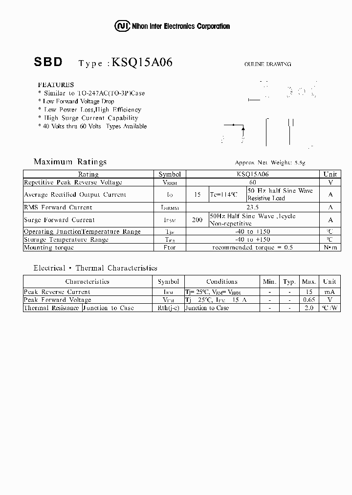 KSQ15A06_1261474.PDF Datasheet