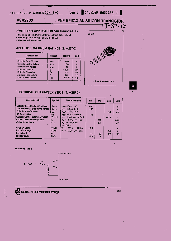 KSR2203_1261521.PDF Datasheet