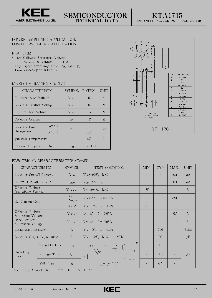 KTA1715_1261603.PDF Datasheet