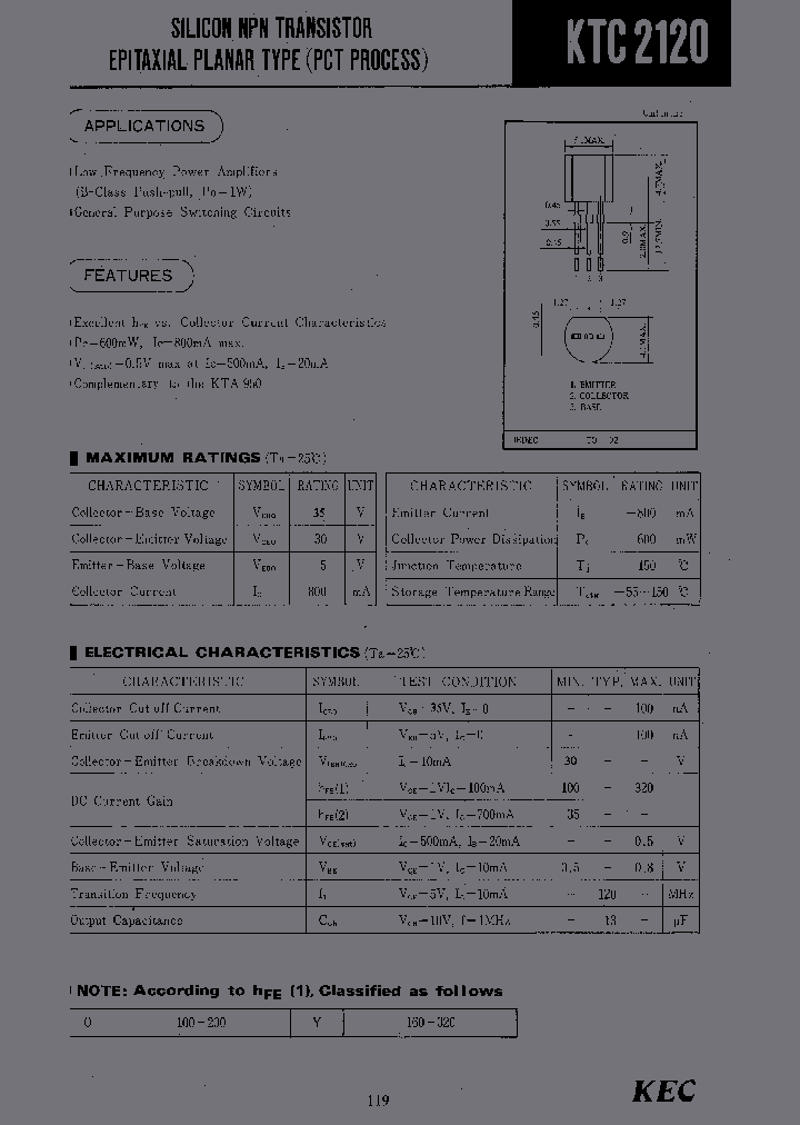 KTC2120_1261656.PDF Datasheet