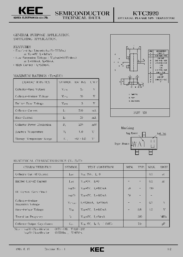 KTC3920_1261718.PDF Datasheet