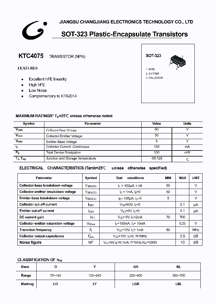 KTC4075-SOT-323_1261722.PDF Datasheet