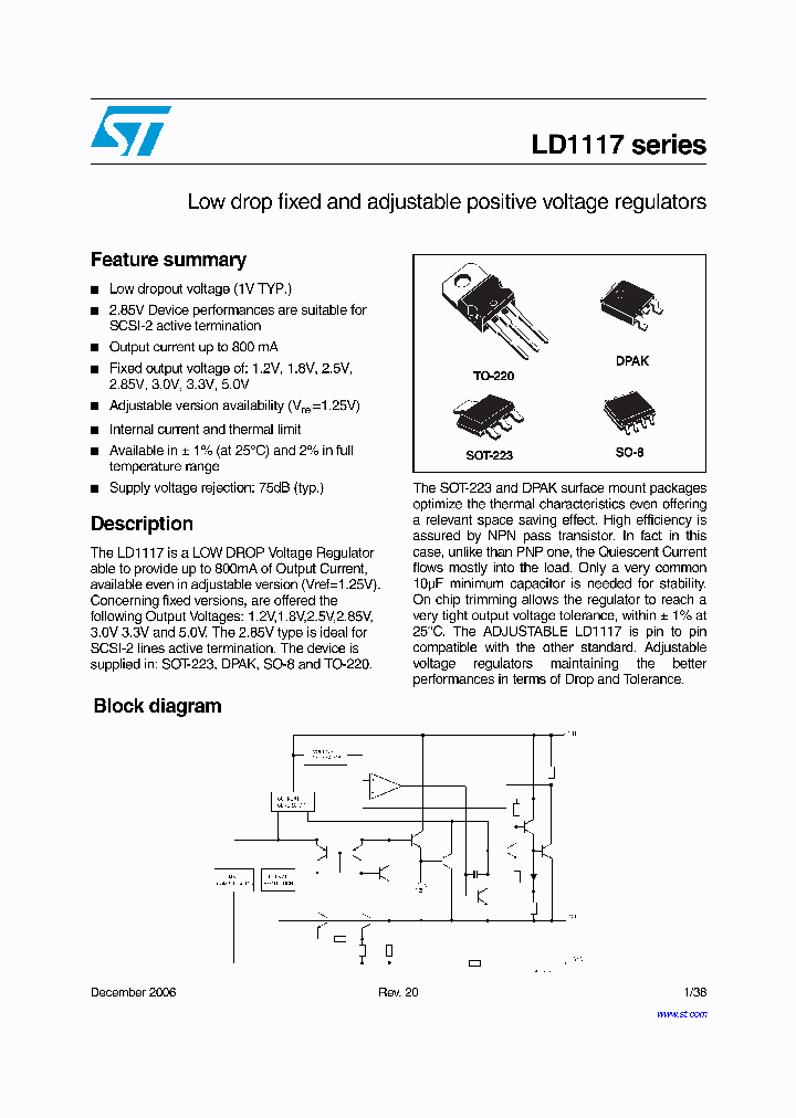 LD1117DT25TR_796712.PDF Datasheet