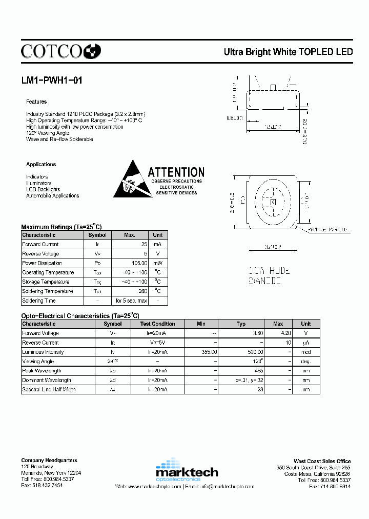 LM1PWH101_1265009.PDF Datasheet