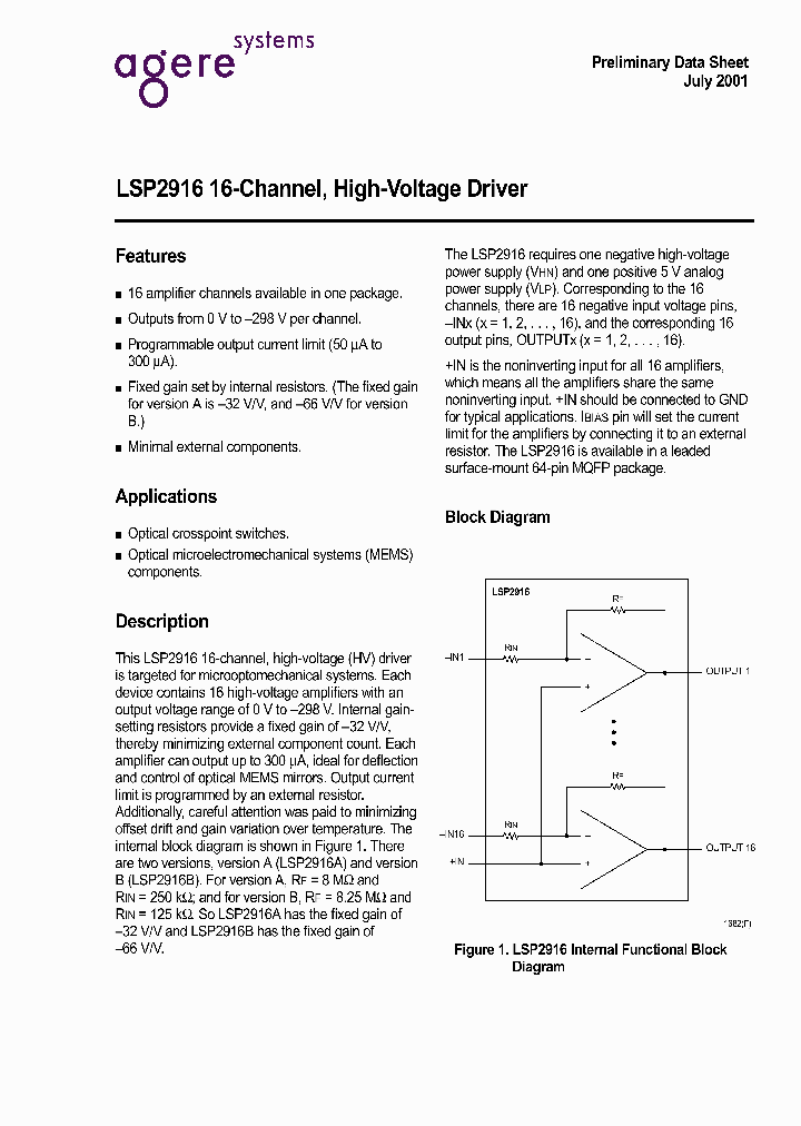 LSP2916B_1267321.PDF Datasheet