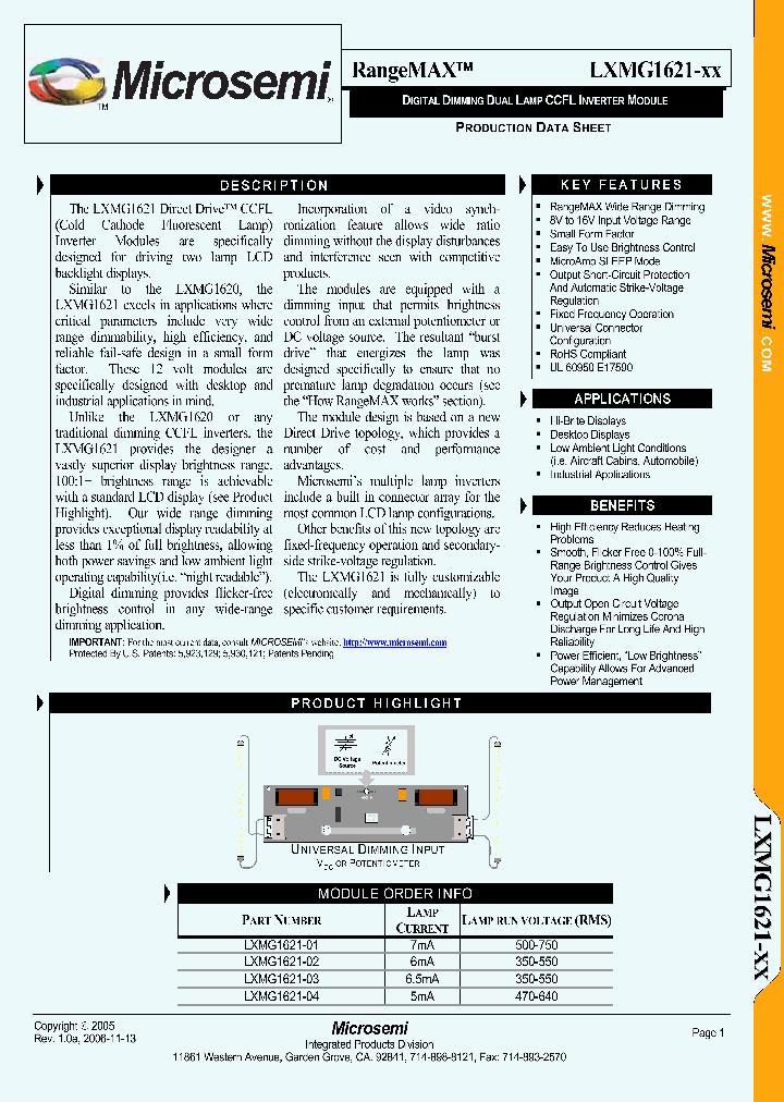 LXMG1621-XX_1268809.PDF Datasheet