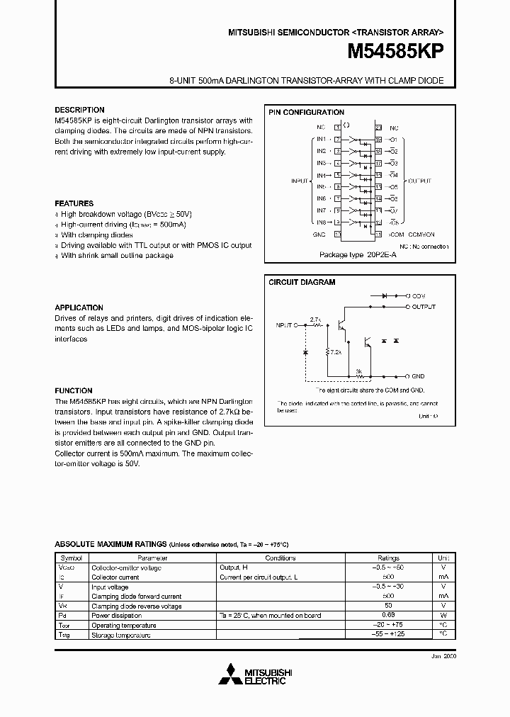 M54585KP_1086971.PDF Datasheet