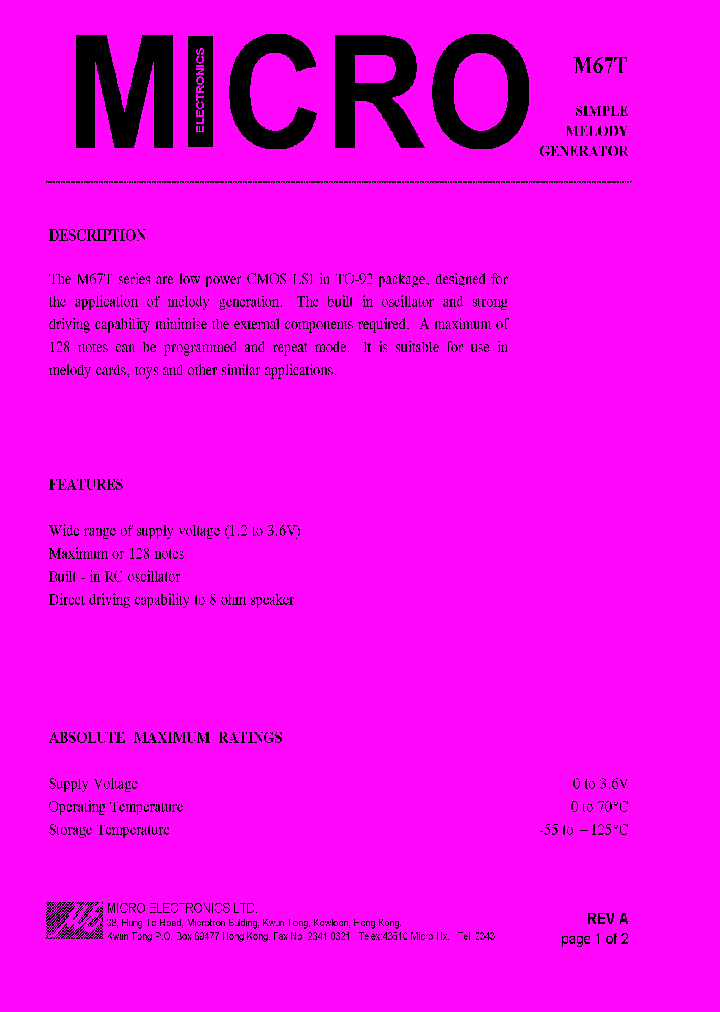 M67T_1270569.PDF Datasheet
