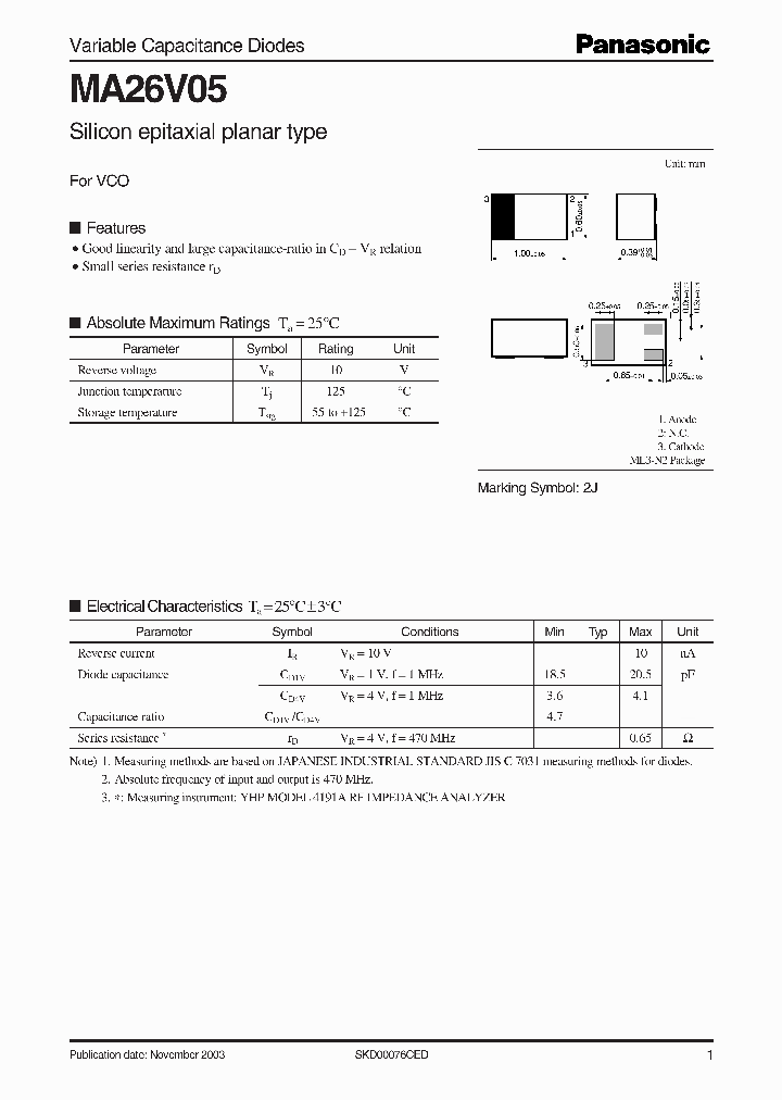 MA26V05_1271141.PDF Datasheet