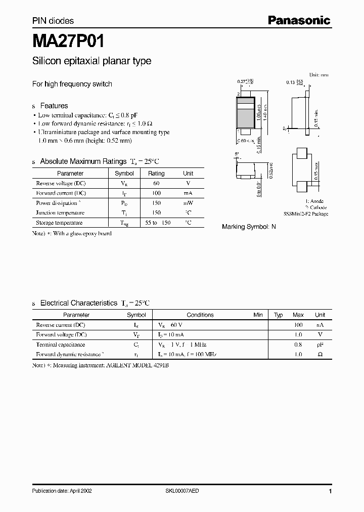 MA27P01_1271152.PDF Datasheet