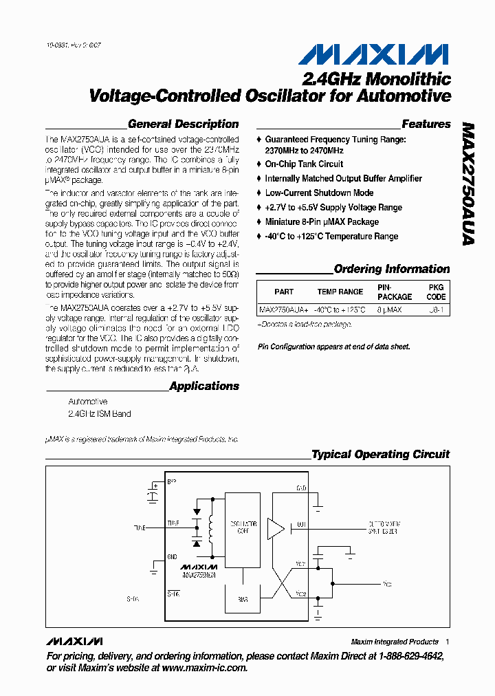 MAX2750AUA_1272878.PDF Datasheet