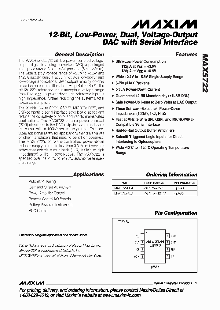 MAX5722EUA_1273632.PDF Datasheet