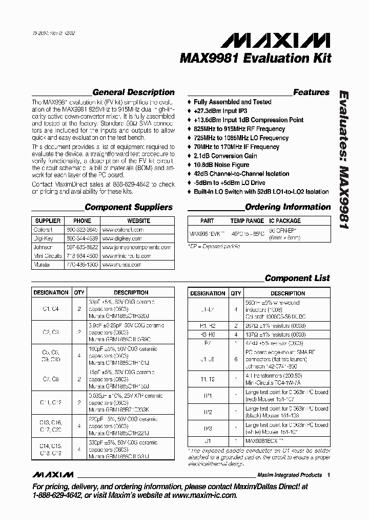 MAX99811_1274337.PDF Datasheet