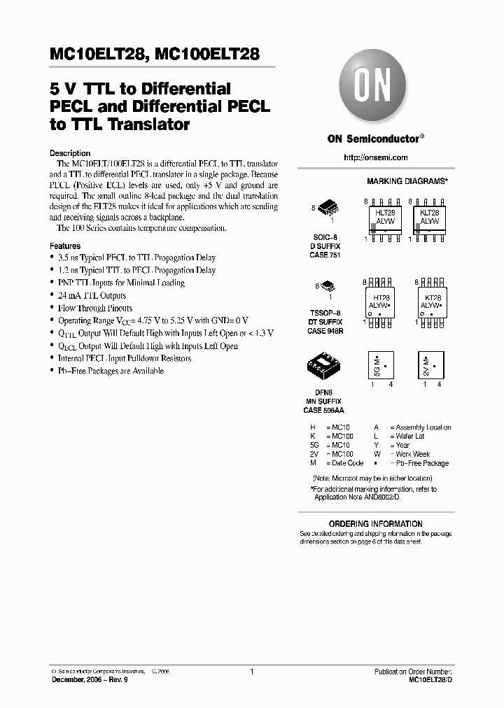 MC10ELT2806_742383.PDF Datasheet
