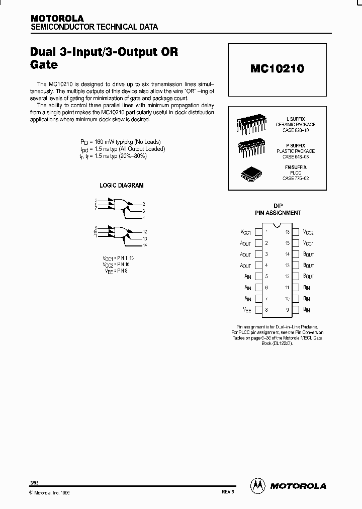 MC10210P_1275544.PDF Datasheet