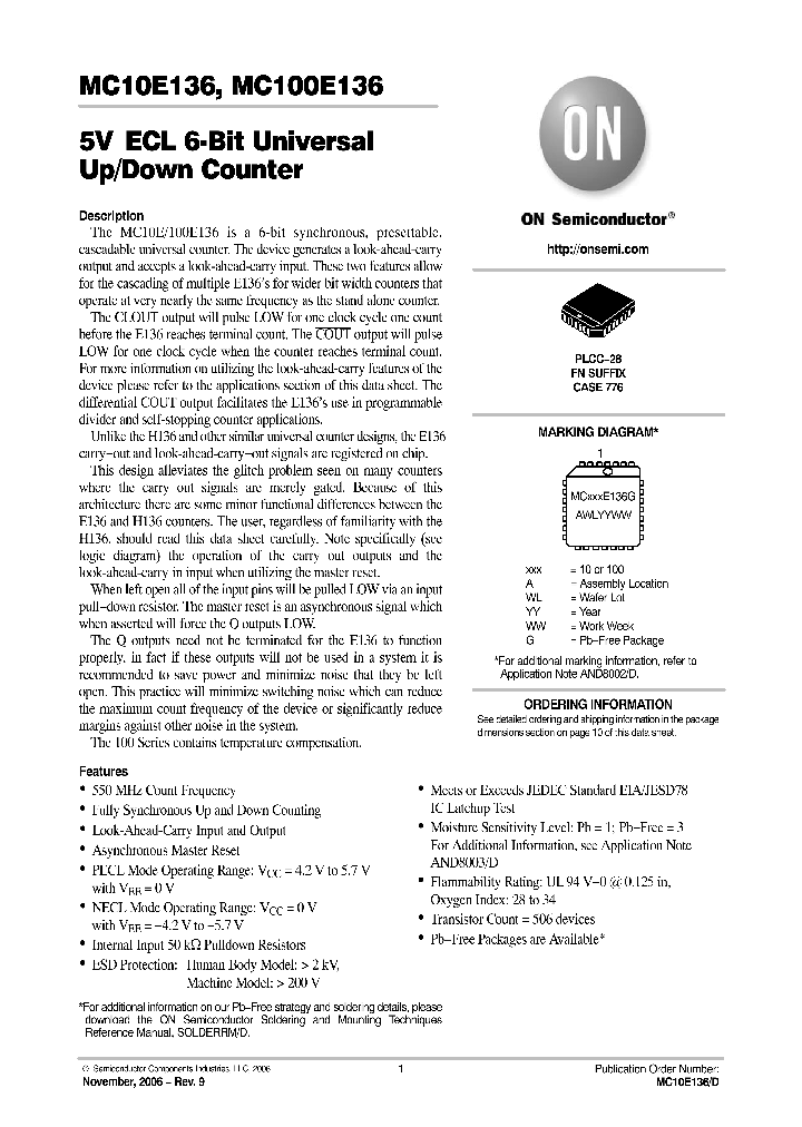 MC10E13606_742177.PDF Datasheet