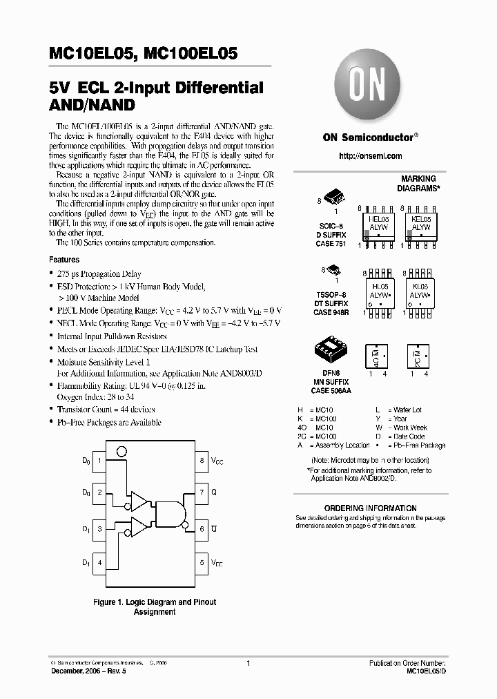 MC100EL05DG_742044.PDF Datasheet