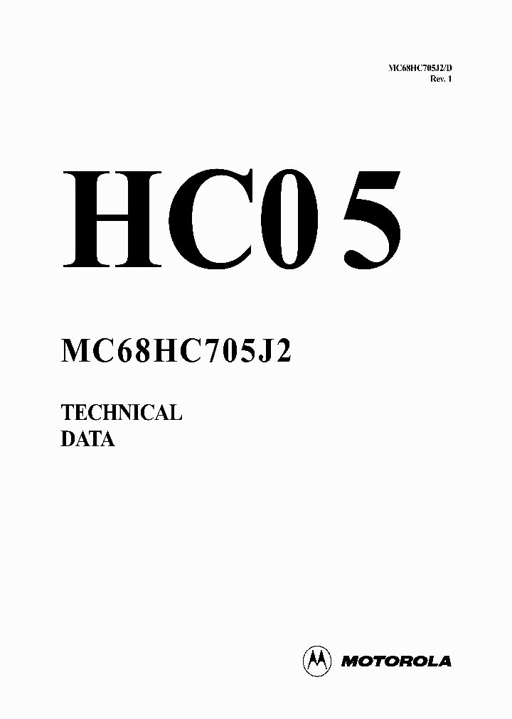 MC38HC705J2_1276485.PDF Datasheet