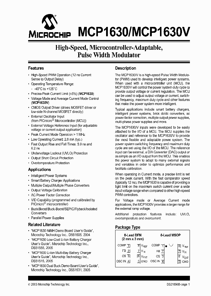 MCP163005_1277916.PDF Datasheet