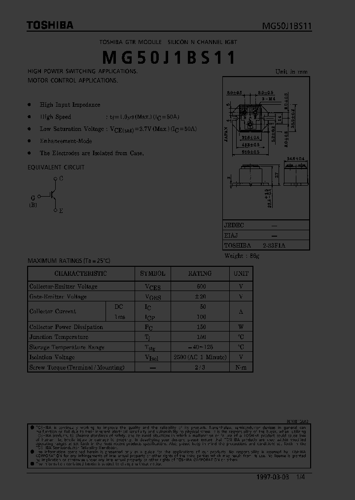MG50J1BS11_875049.PDF Datasheet