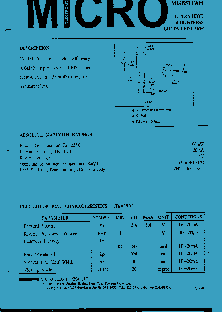 MGB51TAH_1278607.PDF Datasheet