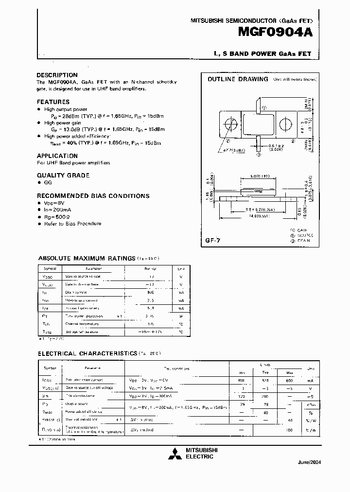 MGF0904A1_1278631.PDF Datasheet