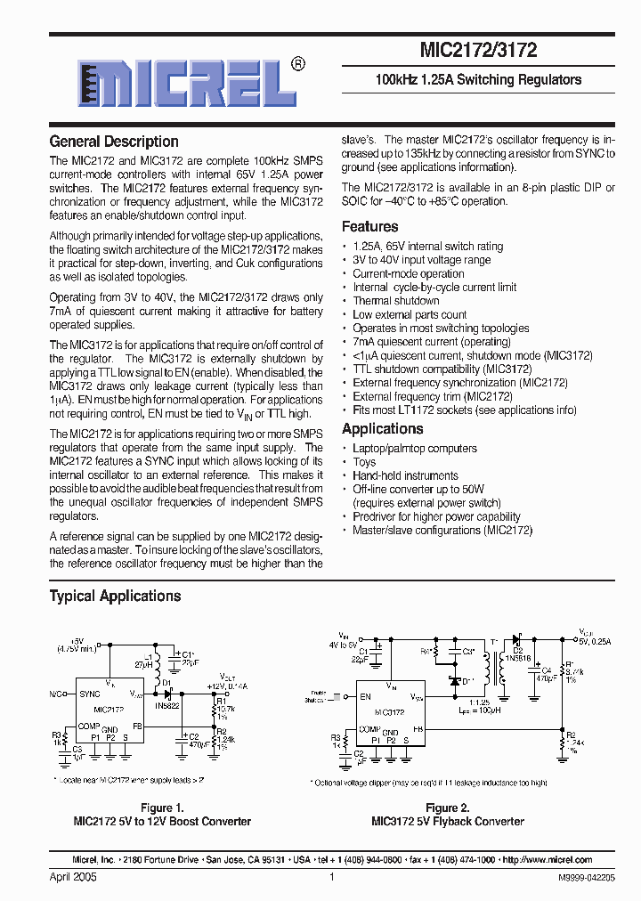 MIC217205_741655.PDF Datasheet