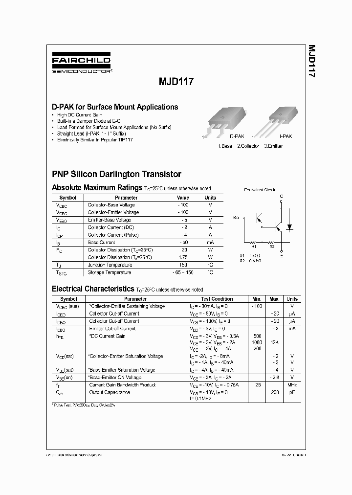 MJD117_708298.PDF Datasheet