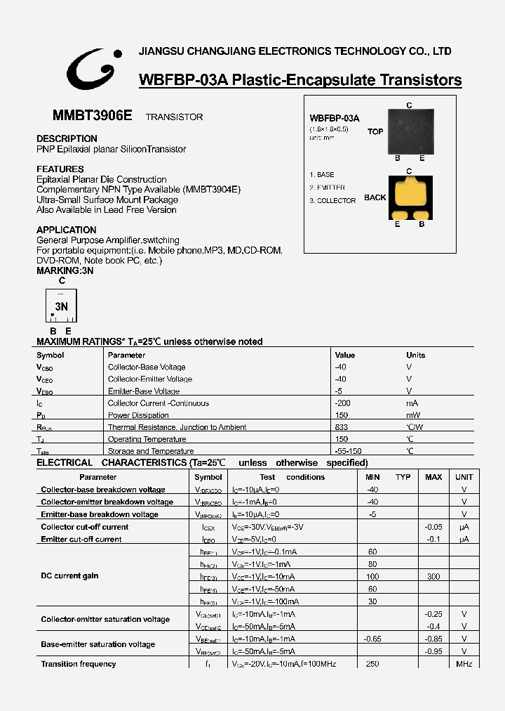 MMBT3906E_1281318.PDF Datasheet