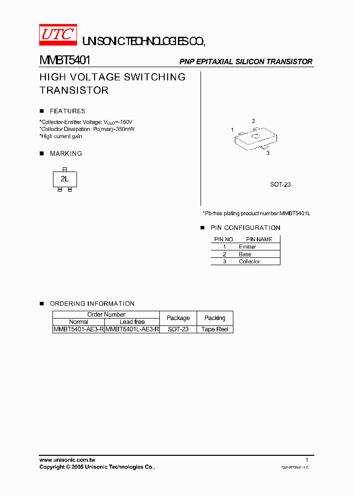 MMBT5401_1083058.PDF Datasheet