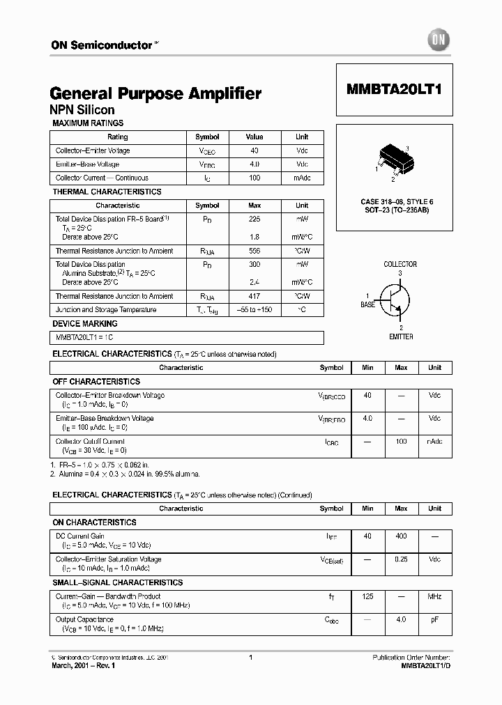 MMBTA20LT1_1159625.PDF Datasheet