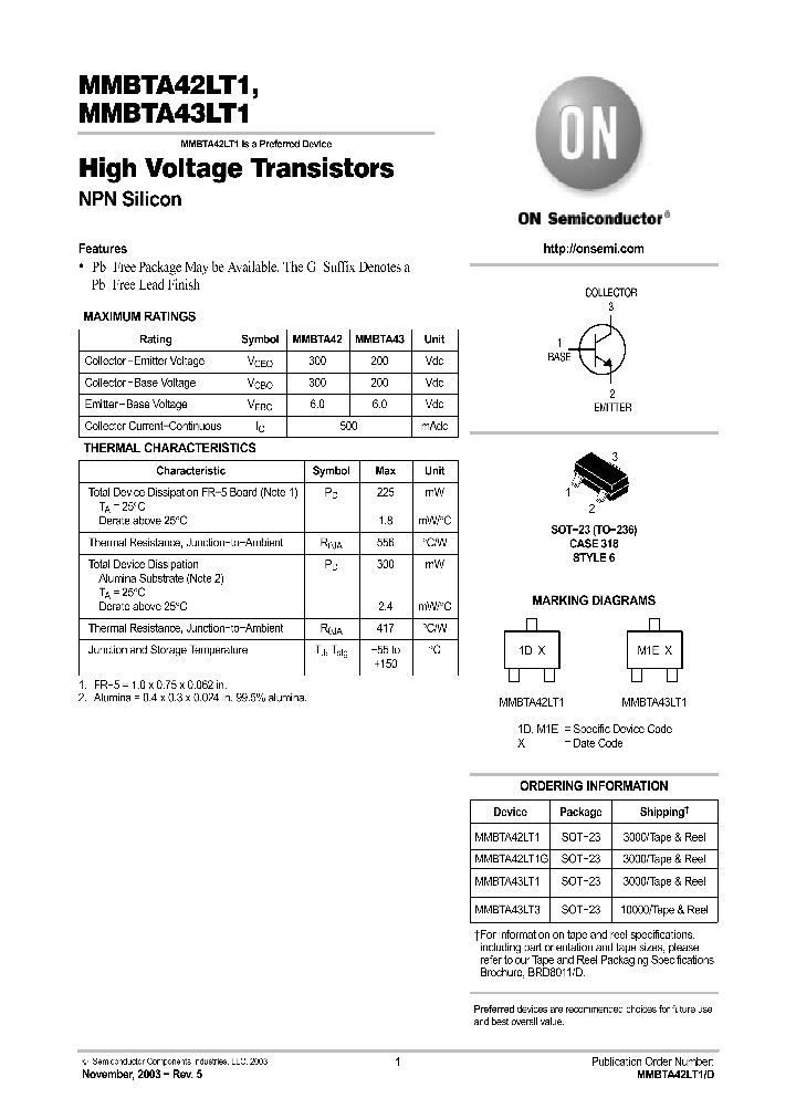 MMBTA42LT1_1166752.PDF Datasheet