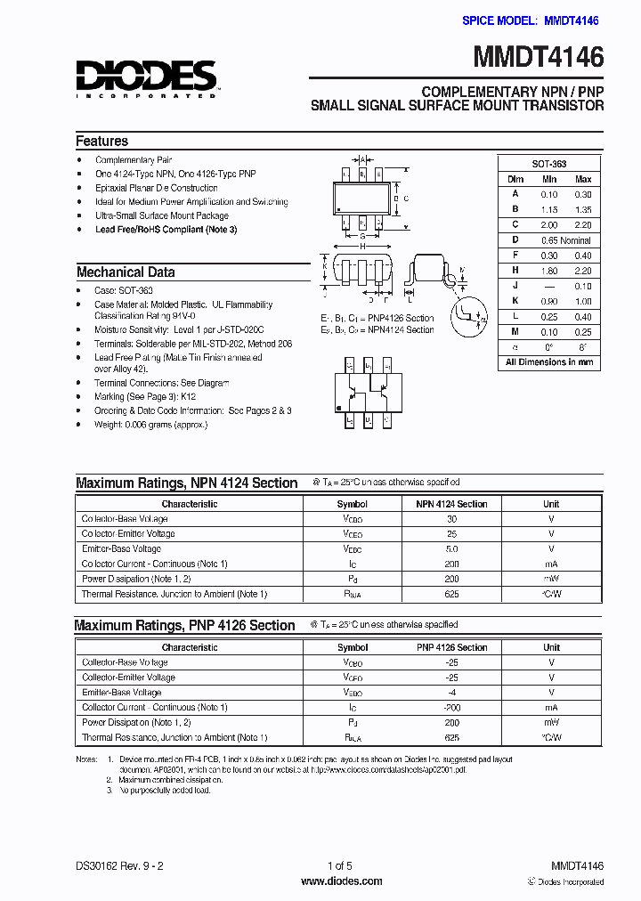 MMDT41461_729823.PDF Datasheet