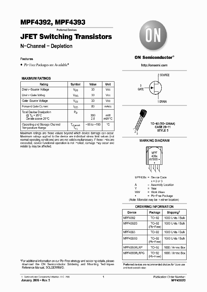 MPF4393RLRPG_1282636.PDF Datasheet