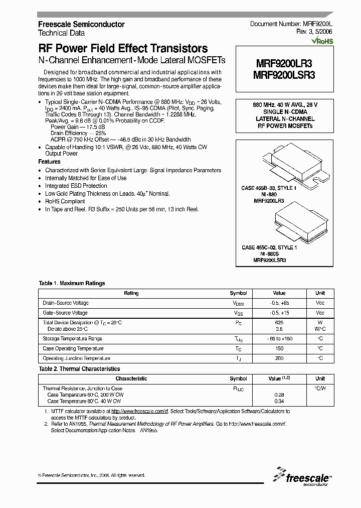 MRF9200LR306_1107379.PDF Datasheet