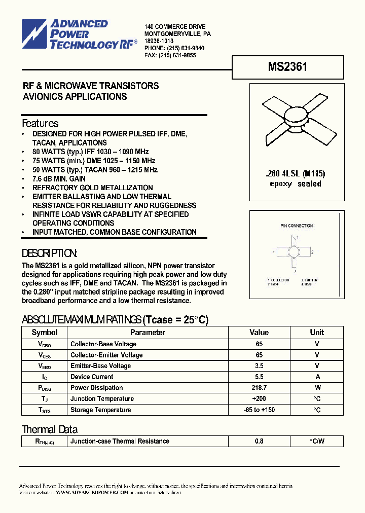 MS2361_1283829.PDF Datasheet